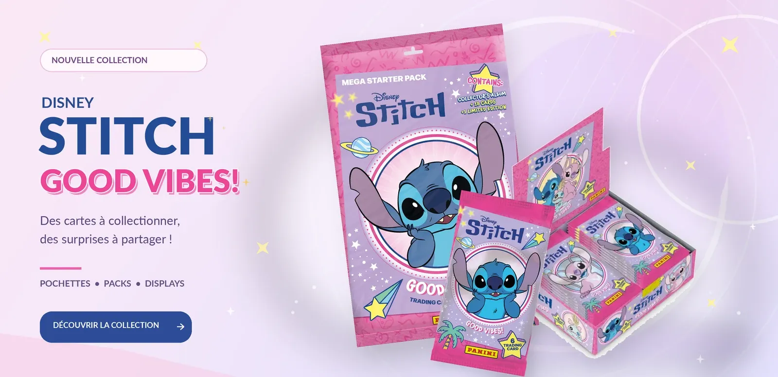 STITCH GOOD VIBES TRADING CARDS