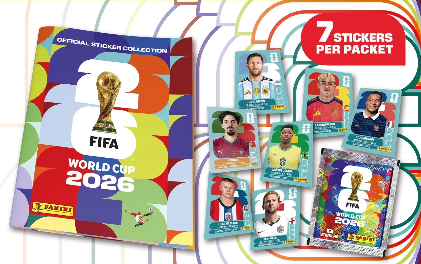 PANINI FIFA WC 2026 OFFICIEL STICKERS ALBUM