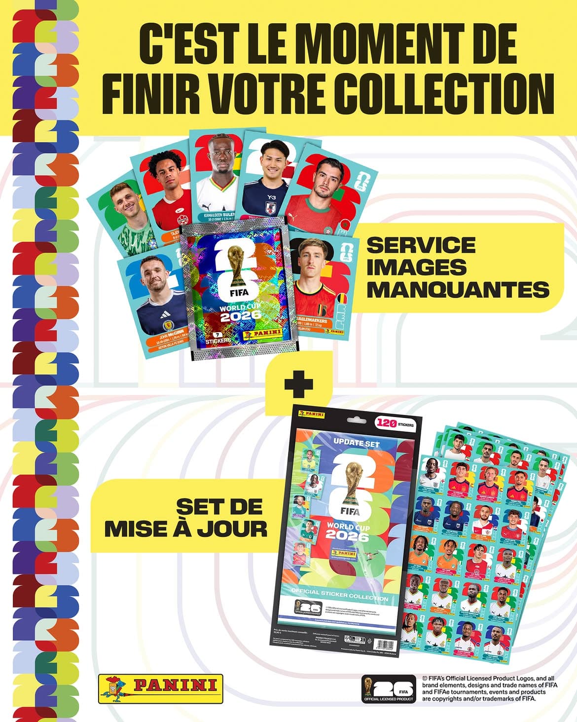 Panini — C'est le moment de finir votre collection FIFA World Cup 2026